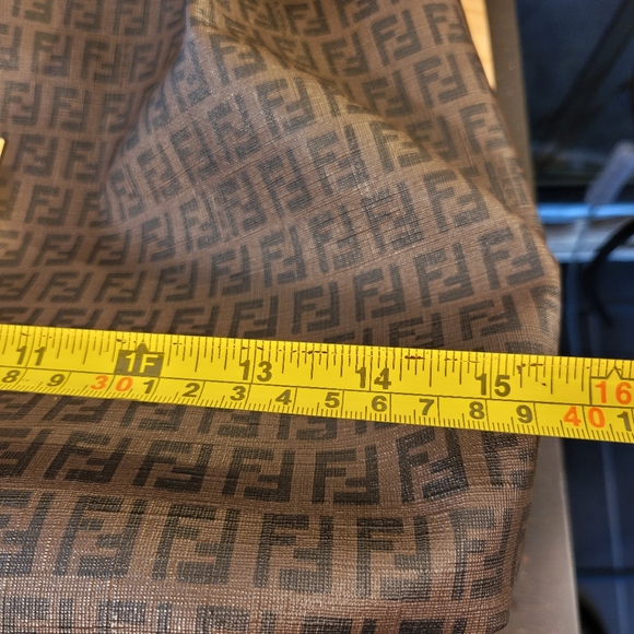 Fendi Zucchino Spalmati Coated Canvas Bag - Picture 13 of 16